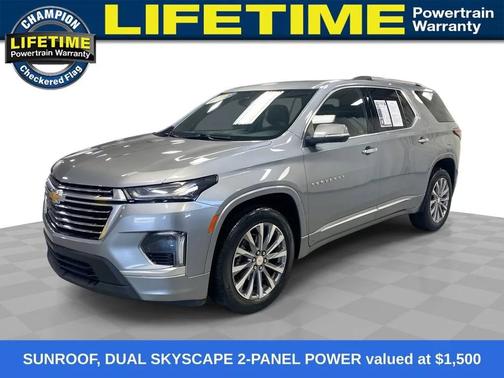 Sterling Gray Metallic 2023 Chevrolet Traverse Premier