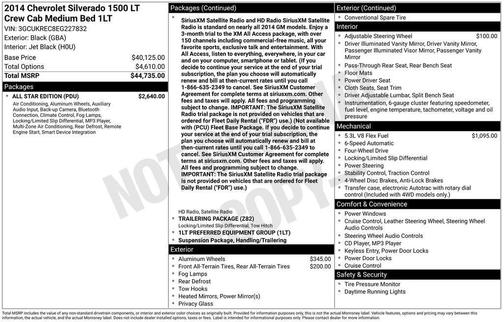 2014 Chevrolet Silverado 1500 1LT