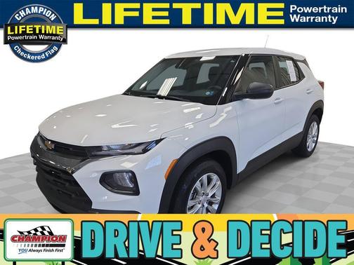 Summit White 2023 Chevrolet Trailblazer LS