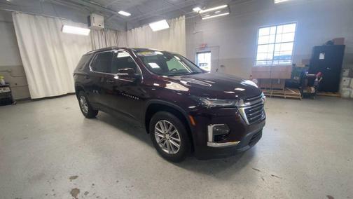 Black Cherry Metallic 2023 Chevrolet Traverse LT Leather