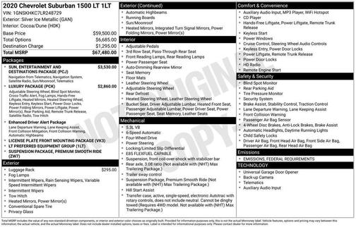 2020 Chevrolet Suburban LT