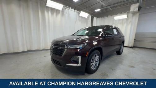 Black Cherry Metallic 2023 Chevrolet Traverse LT Cloth