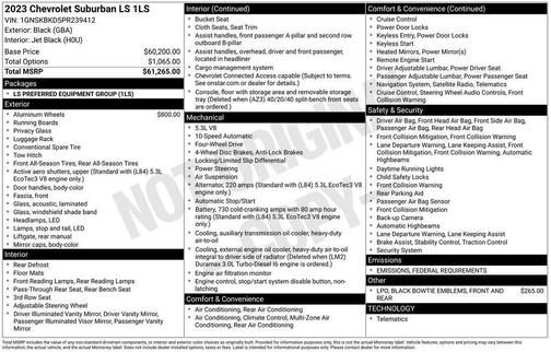 2023 Chevrolet Suburban LS