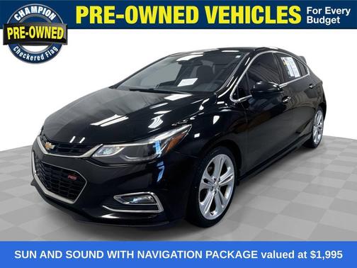 Black 2017 Chevrolet Cruze Premier