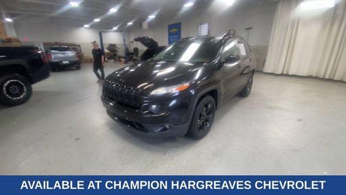 Brilliant Black Crystal Pearlcoat 2016 Jeep Cherokee High Altitude