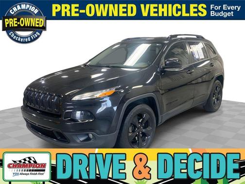 Brilliant Black Crystal Pearlcoat 2016 Jeep Cherokee High Altitude