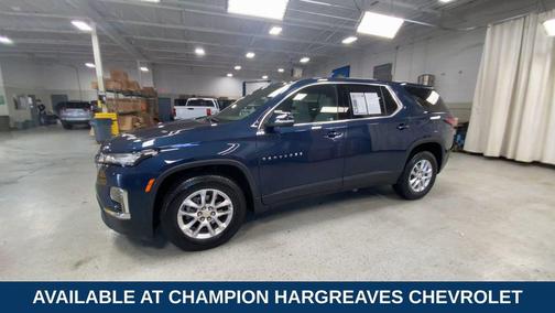 Northsky Blue Metallic 2023 Chevrolet Traverse LS