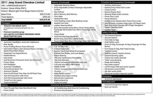 2011 Jeep Grand Cherokee Limited