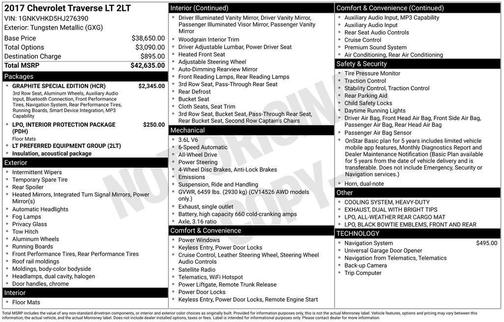 2017 Chevrolet Traverse 2LT