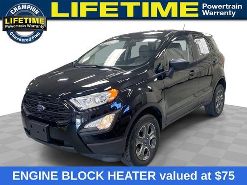 Shadow Black 2022 Ford EcoSport S