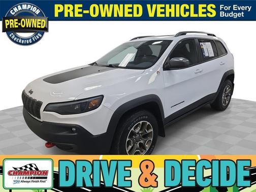 Bright White Clearcoat 2020 Jeep Cherokee Trailhawk