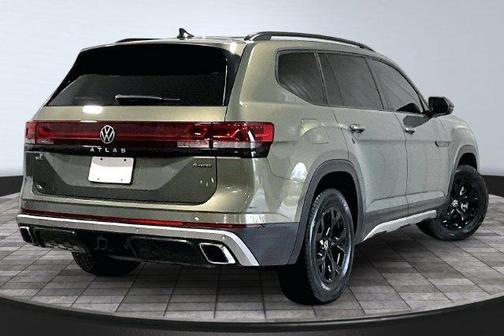 Avocado Green 2024 Volkswagen Atlas 2.0T Peak Edition SEL