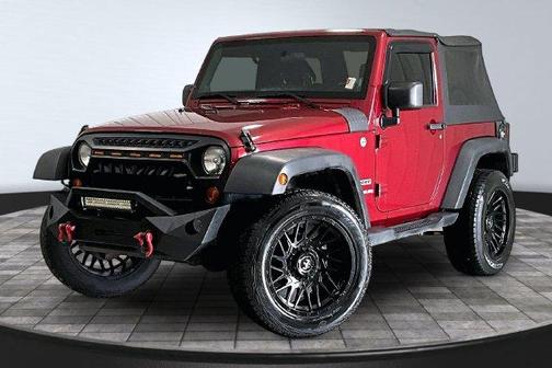 Deep Cherry Red Crystal Pearlcoat 2012 Jeep Wrangler Sport