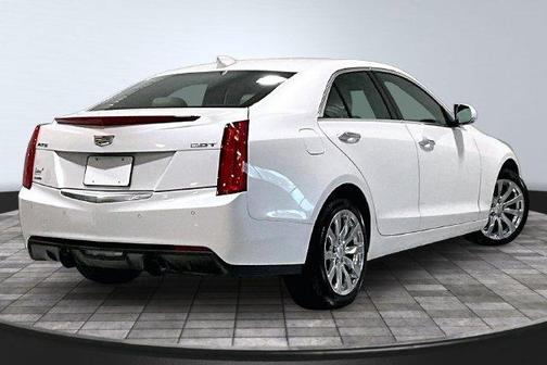 Crystal White Tri-Coat 2018 Cadillac ATS 2.0L Turbo Luxury