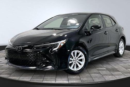 Midnight Black Metallic 2024 Toyota Corolla Hatchback SE