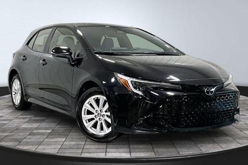 Midnight Black Metallic 2024 Toyota Corolla Hatchback SE