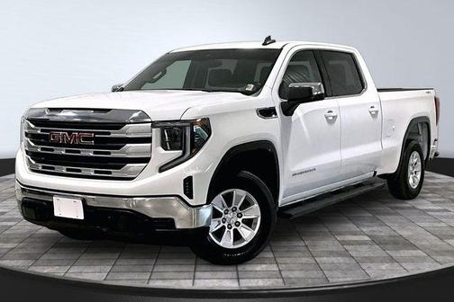 Summit White 2022 GMC Sierra 1500 SLE