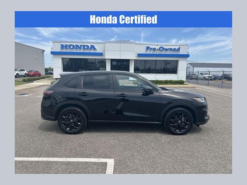 Crystal Black Pearl 2024 Honda HR-V Sport