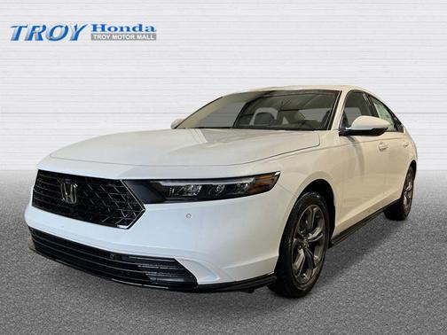 Platinum White Pearl 2026 Honda Accord Hybrid EX-L