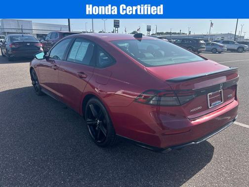 Radiant Red Metallic 2023 Honda Accord Hybrid Sport-L
