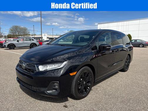 Crystal Black Pearl 2025 Honda Odyssey Sport-L