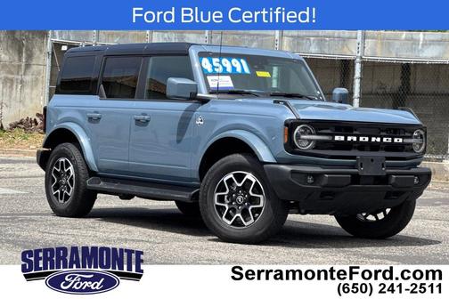 Azure Gray Metallic 2025 Ford Bronco Outer Banks