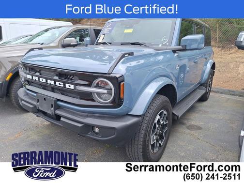 Azure Gray Metallic 2025 Ford Bronco Outer Banks