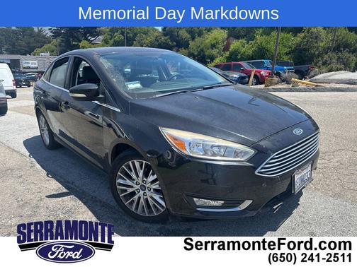 Shadow Black 2017 Ford Focus Titanium