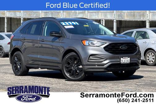 Carbonized Gray Metallic 2022 Ford Edge SE