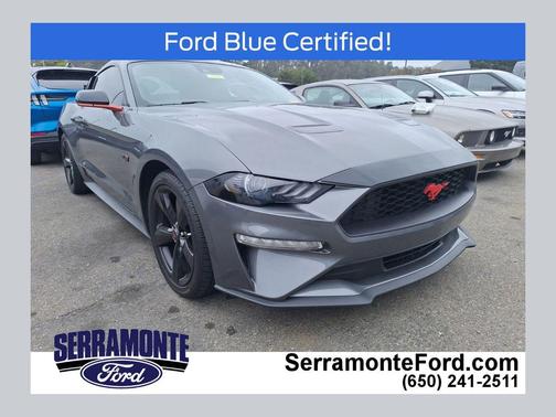 Carbonized Gray 2021 Ford Mustang EcoBoost