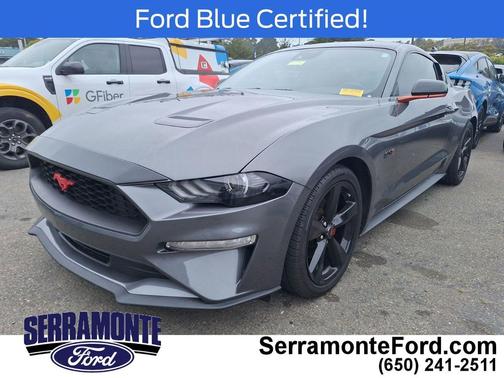 Carbonized Gray 2021 Ford Mustang EcoBoost