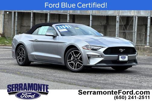 Iconic Silver 2021 Ford Mustang EcoBoost Premium