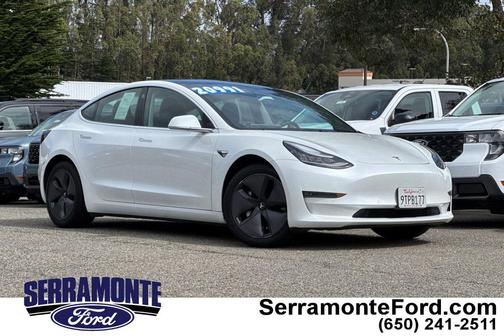 Pearl White Multi-Coat 2020 Tesla Model 3 Long Range