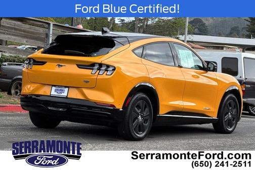 Cyber Orange Metallic Tricoat 2022 Ford Mustang Mach-E California Route 1