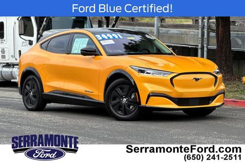 Cyber Orange Metallic Tricoat 2022 Ford Mustang Mach-E California Route 1