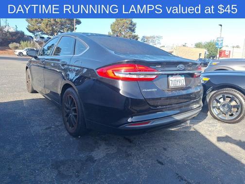 Shadow Black 2017 Ford Fusion SE