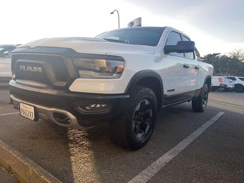 Bright White Clearcoat 2021 RAM 1500 Rebel