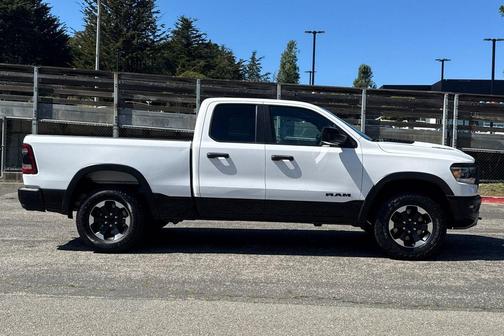Bright White Clearcoat 2021 RAM 1500 Rebel