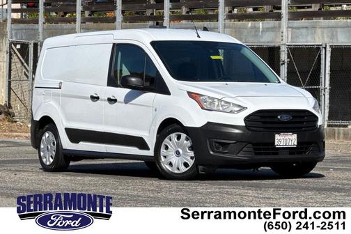Frozen White 2020 Ford Transit Connect XL Cargo Van