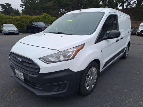 Frozen White 2020 Ford Transit Connect XL Cargo Van