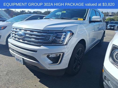 Star White Metallic Tri-Coat 2021 Ford Expedition Max Limited
