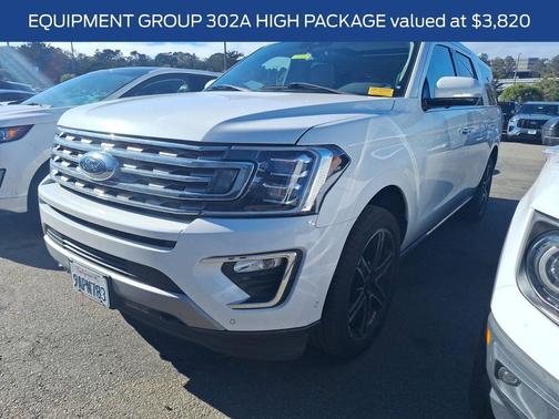 Star White Metallic Tri-Coat 2021 Ford Expedition Max Limited