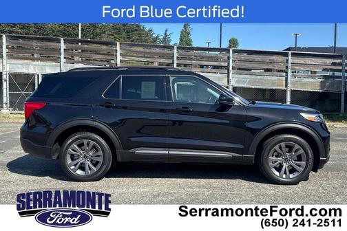 Agate Black Metallic 2022 Ford Explorer XLT
