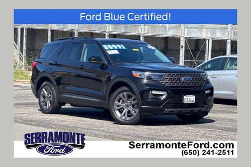 Agate Black Metallic 2022 Ford Explorer XLT