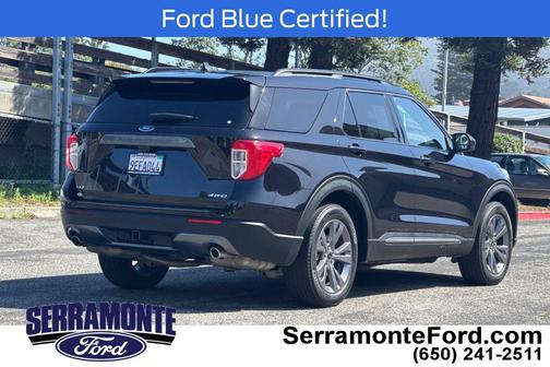 Agate Black Metallic 2022 Ford Explorer XLT