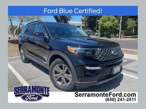 Agate Black Metallic 2022 Ford Explorer XLT
