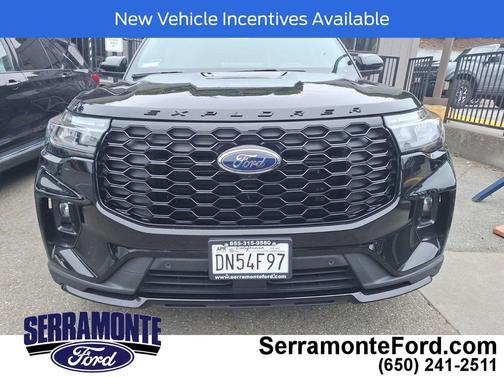Agate Black Metallic 2026 Ford Explorer ST-Line