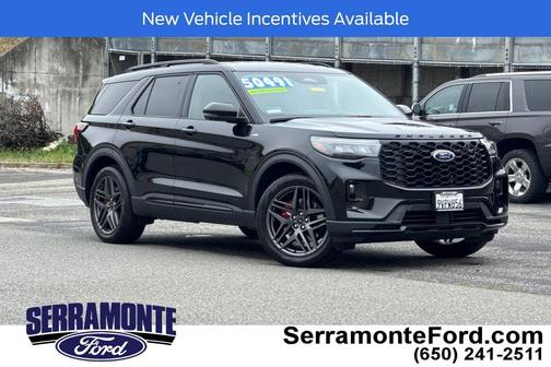 Agate Black Metallic 2026 Ford Explorer ST-Line