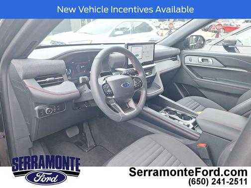 Agate Black Metallic 2026 Ford Explorer ST-Line