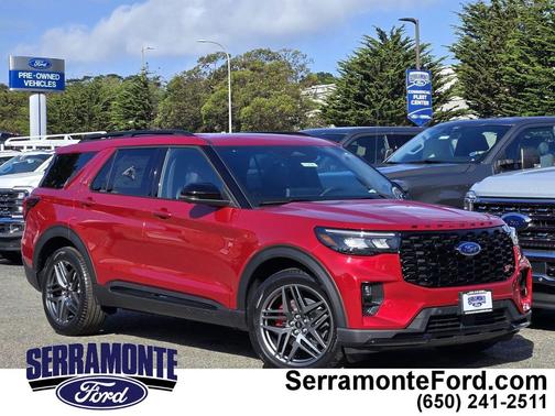 Rapid Red Metallic Tinted Clearcoat 2026 Ford Explorer ST